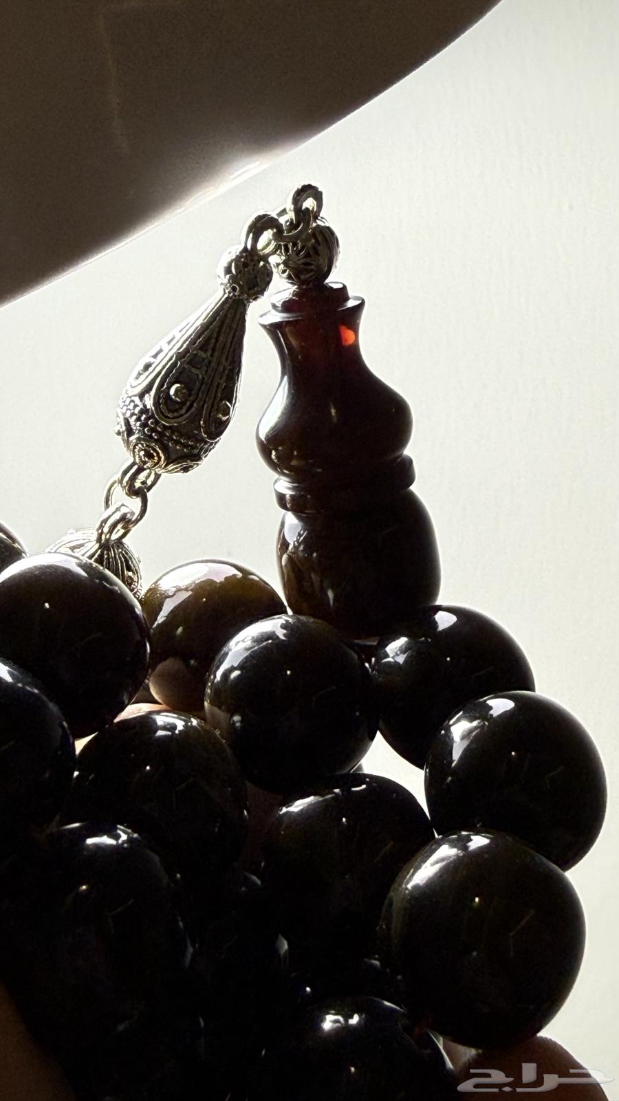 سبحه فاتوران زيتي غامق معرق راهي64574523544579114