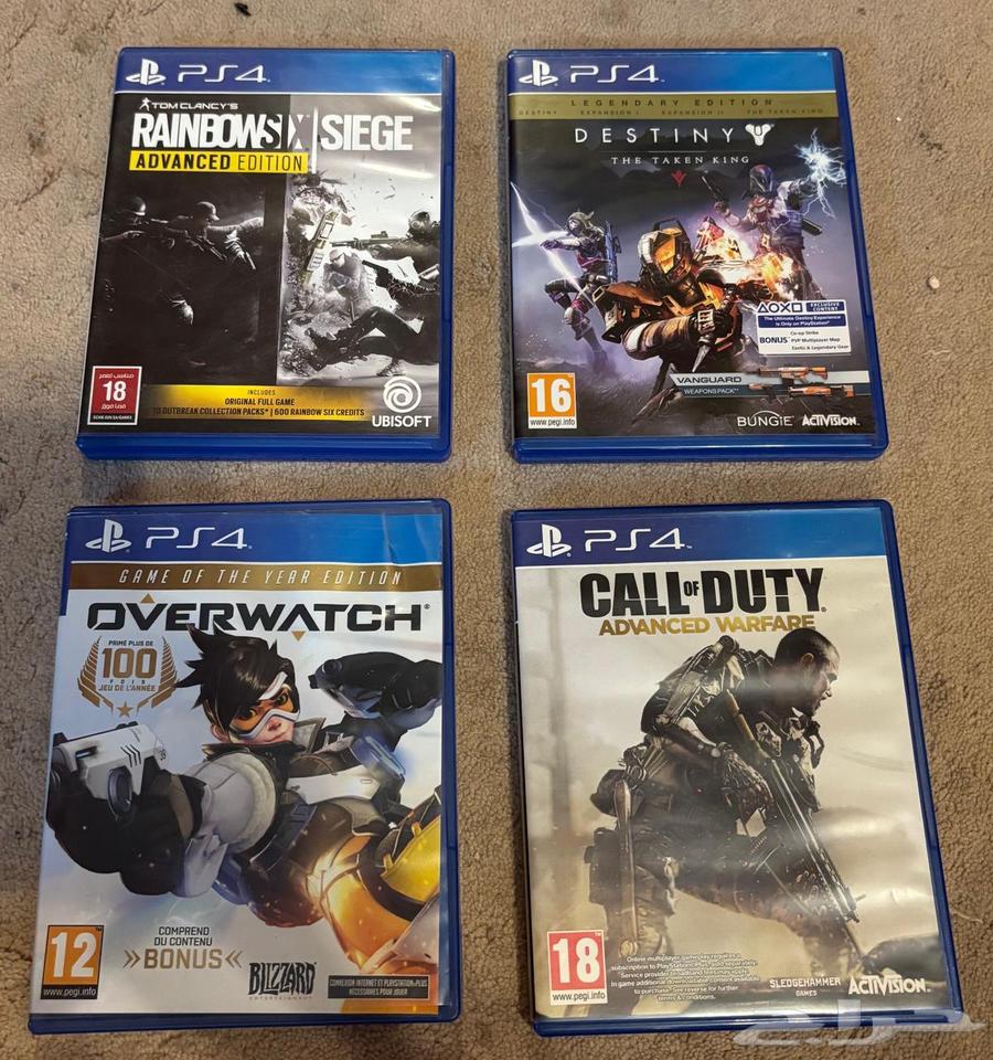 4 popular PS4 games for price of 2 4 ألعاب PS4 شهيرة بسعر 264575126558594110