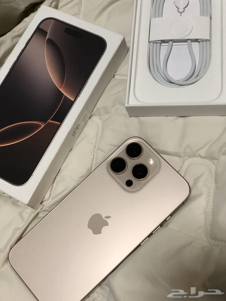 للبيع آيفون 16 برو   سعة 256 قيقا64571519730178111