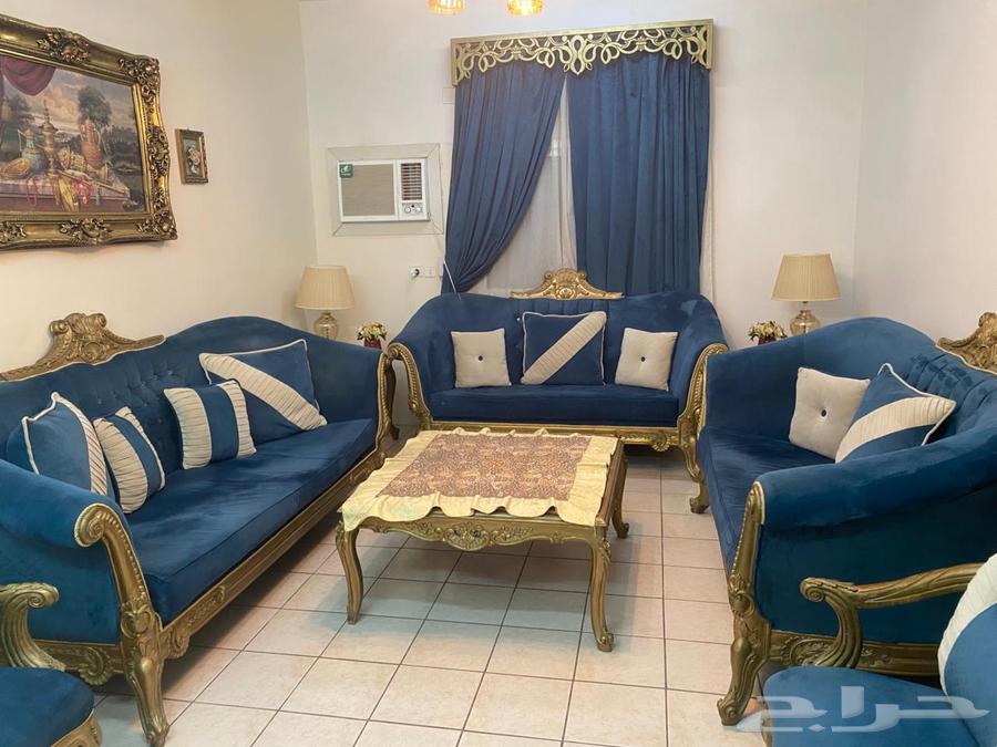 كنب كلاسيكي ثلاثيه قنائيه ومفردتين مع ستاره والطولات64572677547521110