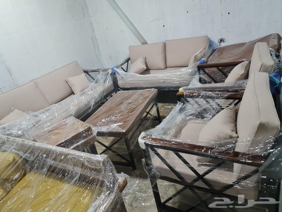 جلسات خارجية خشب وحديد64578841489282110