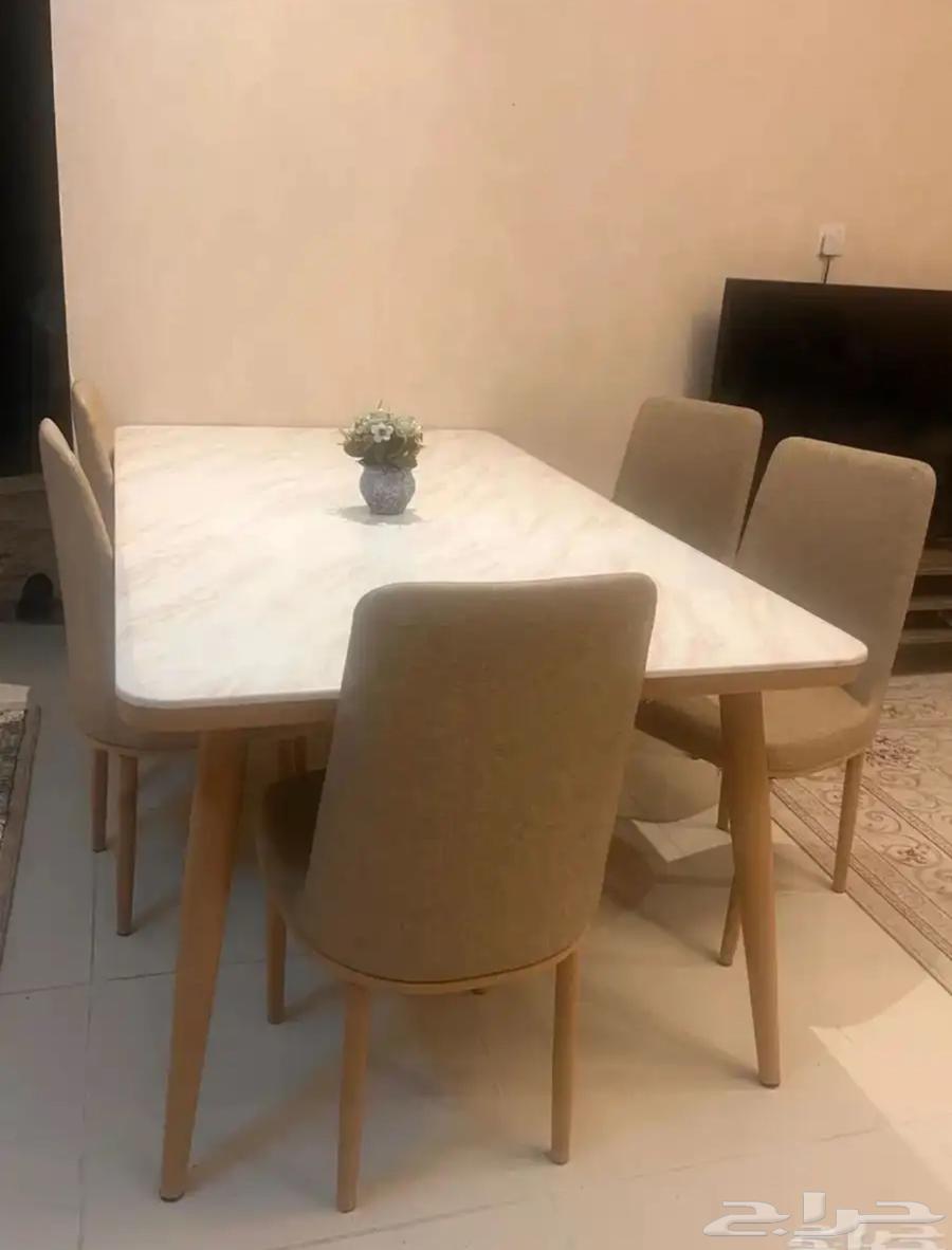 Dining table with 8 chairs64571714554371111