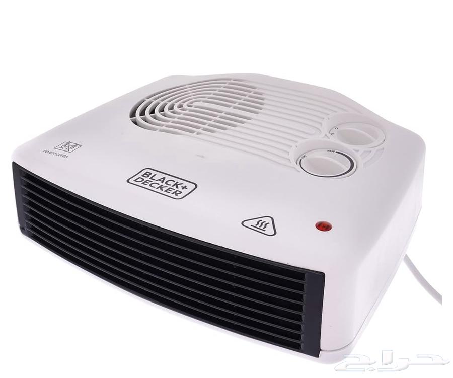 دفايه بلاك أند ديكر بمروحيه أفقيه ابيض 2400واط64578521618947110