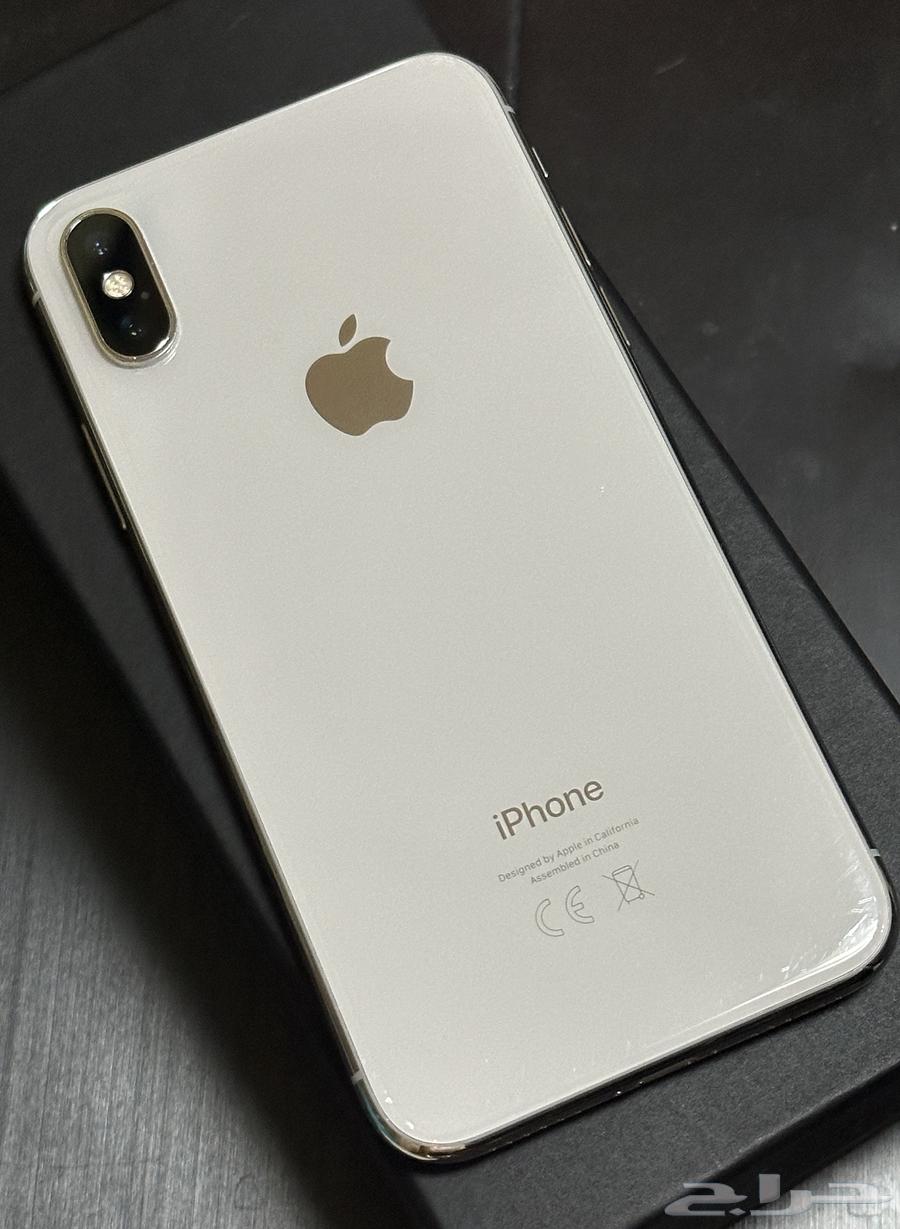 ايفون اكس ابيض مستخدم مع الكرتون64579225298051111