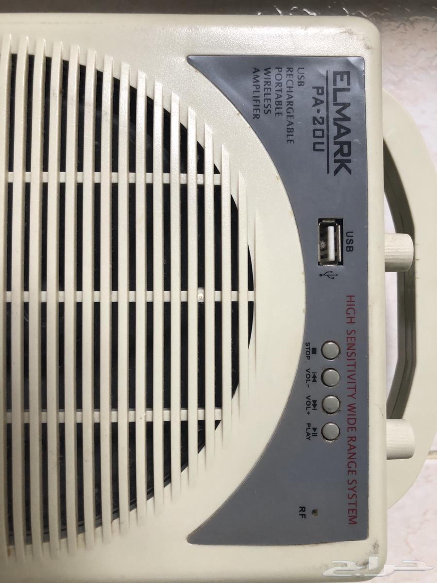 مكبر صوت بحاله جيده نوع ELMARK PA-200 للبيع64576058220418111