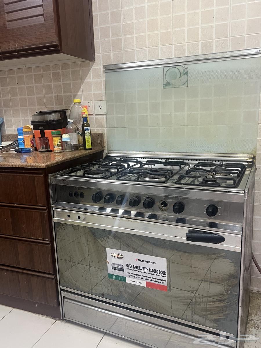 بوتجاز بفرن غاز كبير 5 شعلات جليم جاز Gleem Gas64578285030787110