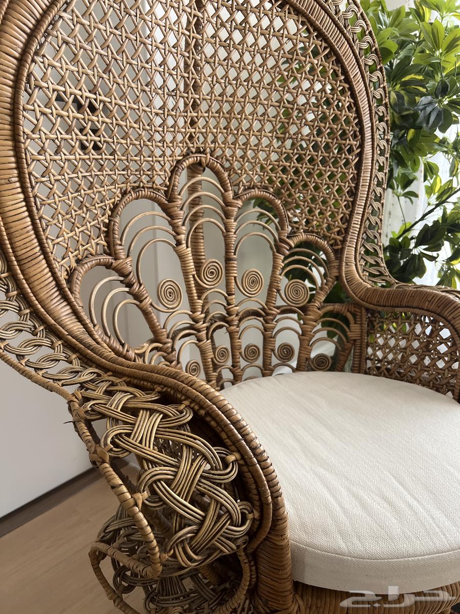 كرسي عرش الملكة خوص64574356048131111