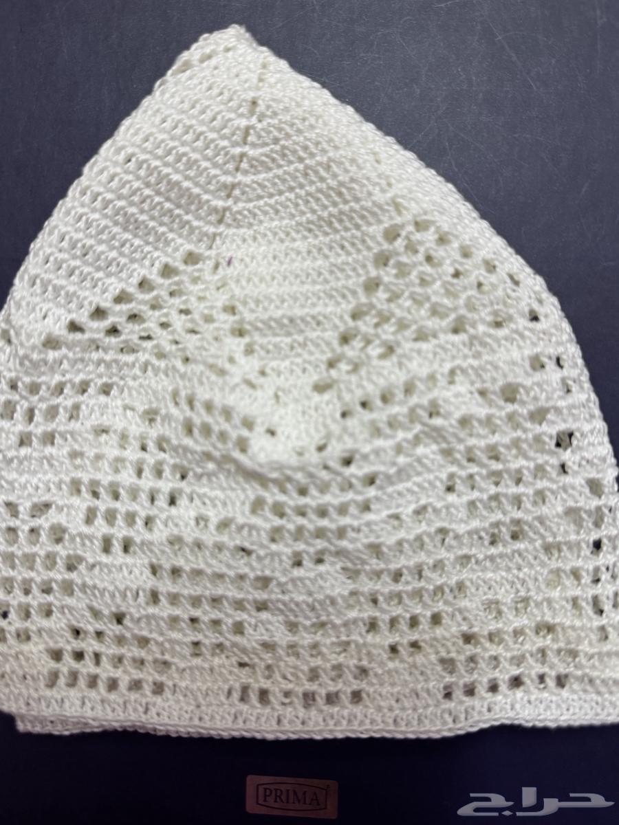 طاقية خليجية رجالية كروشية طاقية حق الصلاة64572229391234110