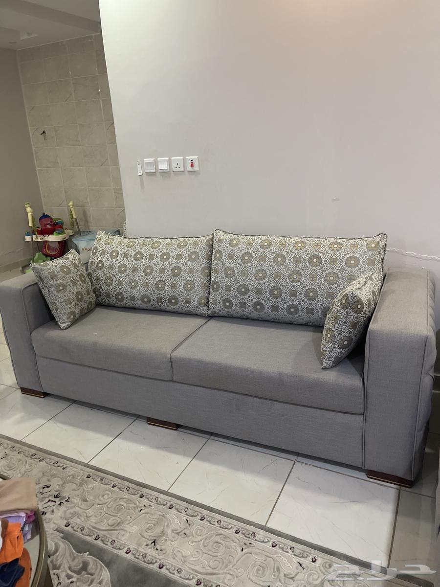 Sofa for sale, fabric woven, light gray color64572564671105113