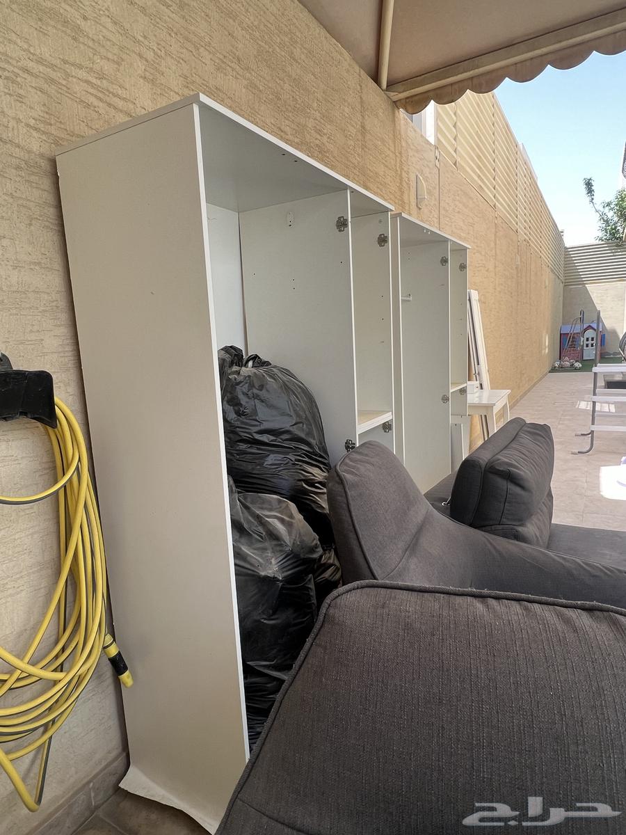 كنب امريكي خامة فاخرة وطاولة ودولابين مع كمدينة64574565375618112