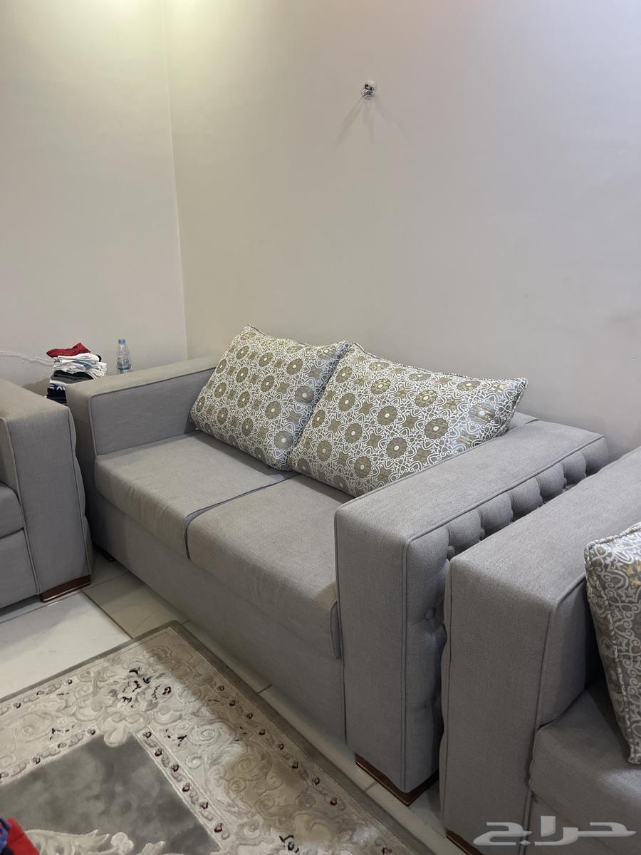 Sofa for sale, fabric woven, light gray color64572564671105112