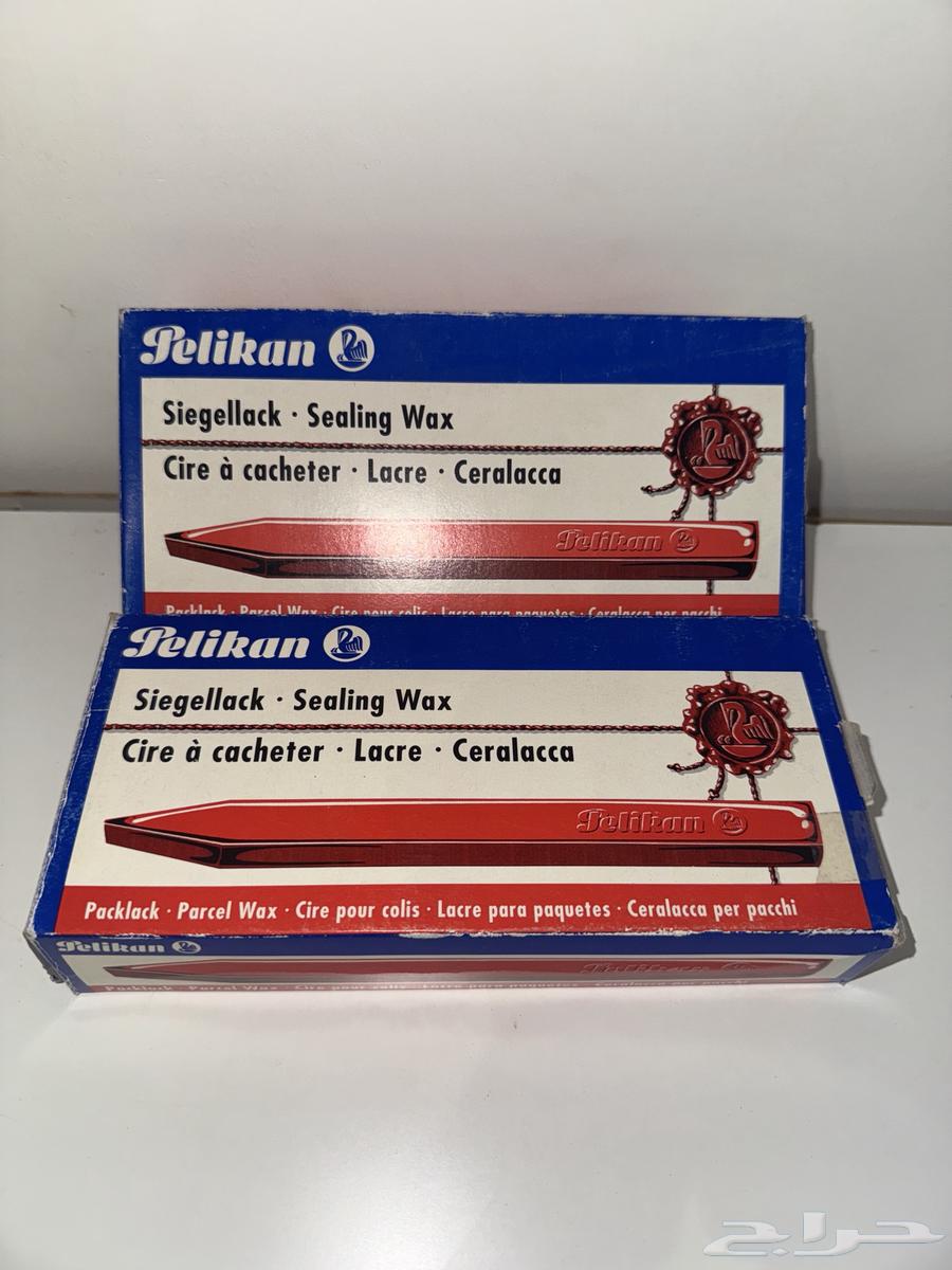 علبة ونص شمع أصلية قديمة من Pelikan Sealing Wax Parcel64574887945475110