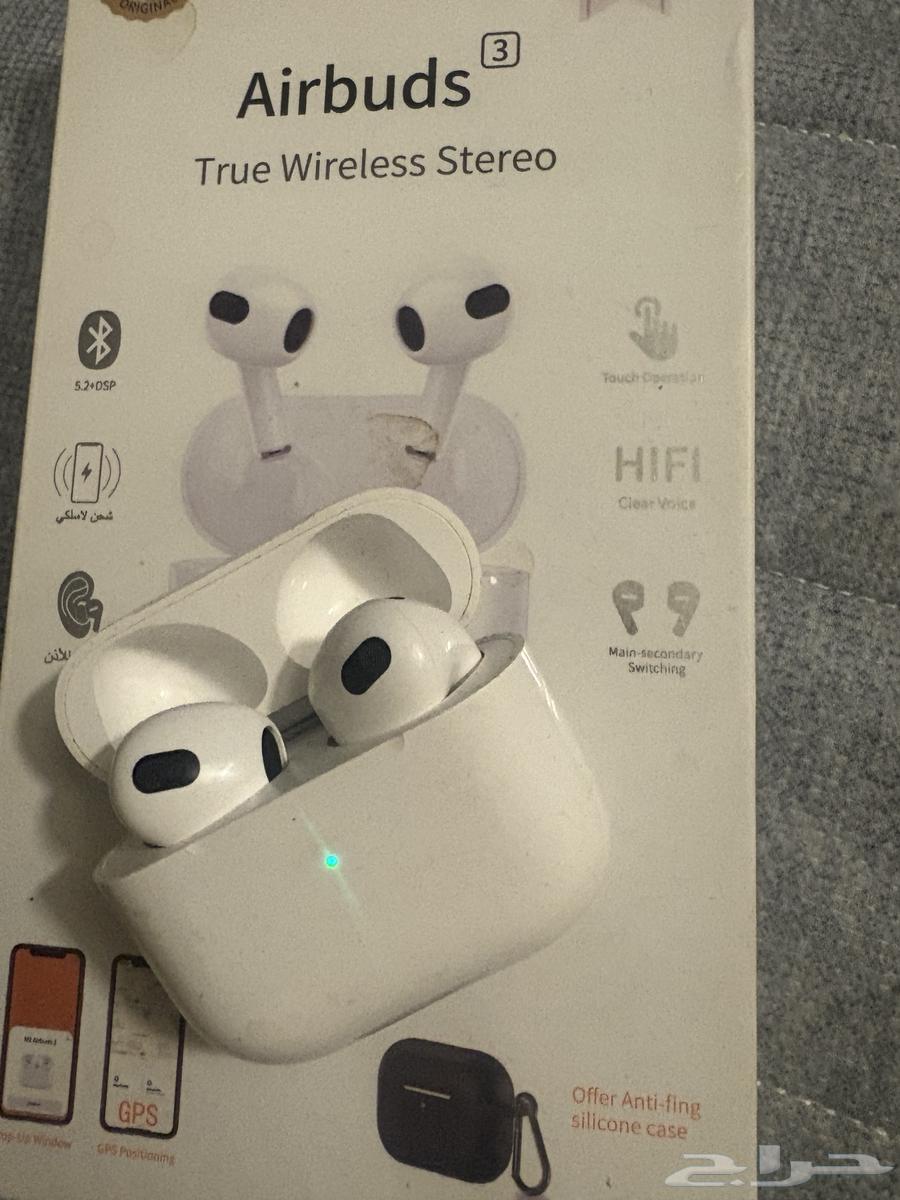 سماعه إذن Airbuds و3 ساعات وحده سواتش 2 zeros جديده64572229266563110