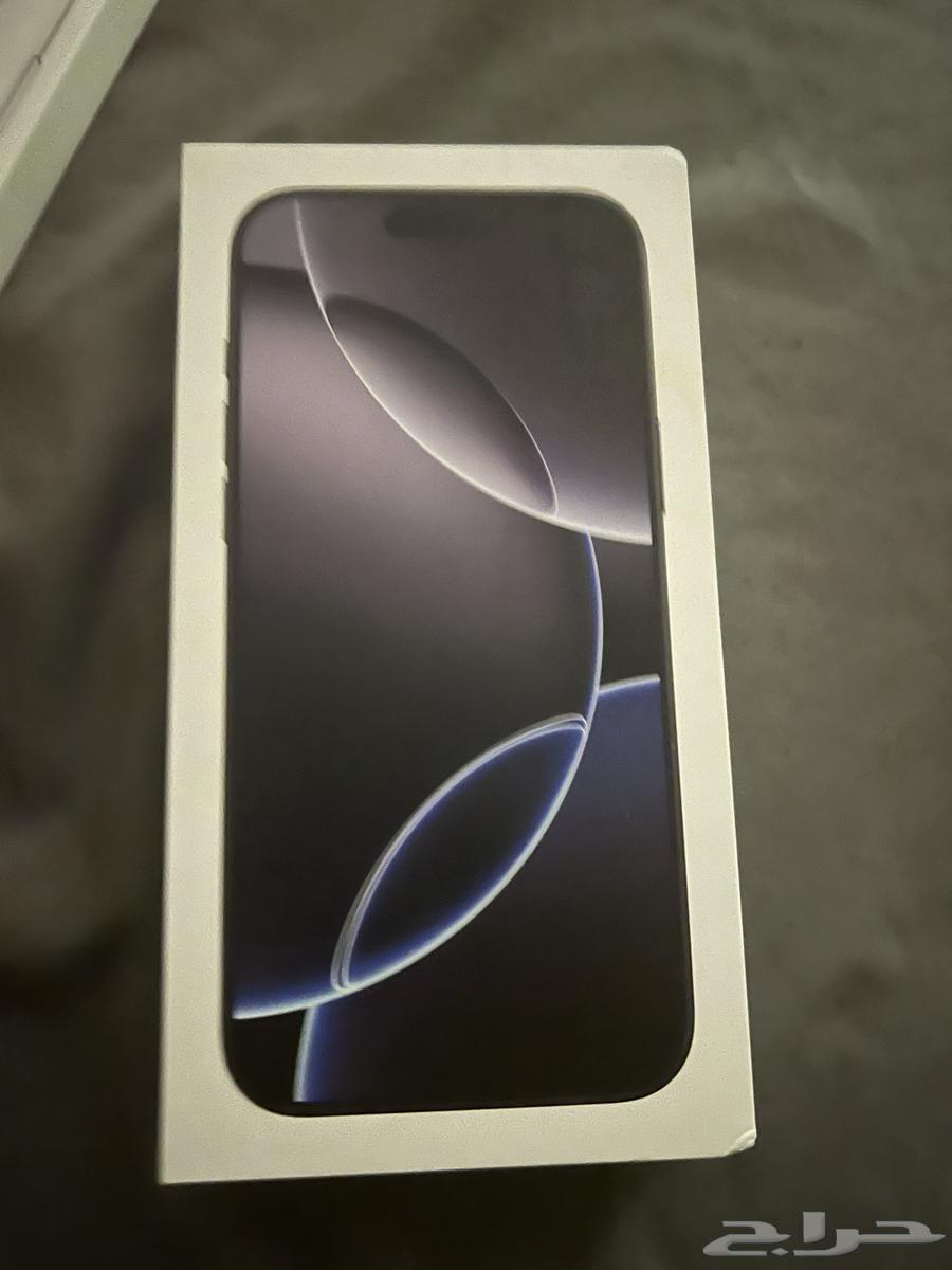 جوال ايفون 16 بروماكس اسود تيتانيوم بكرتونه مانفك64578451750018110