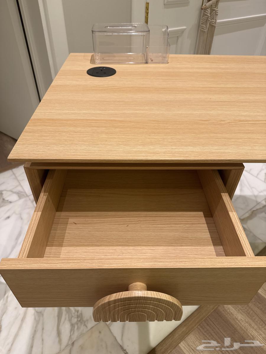 مكتب خشب مع درج ودولاب صغير64572083338113111