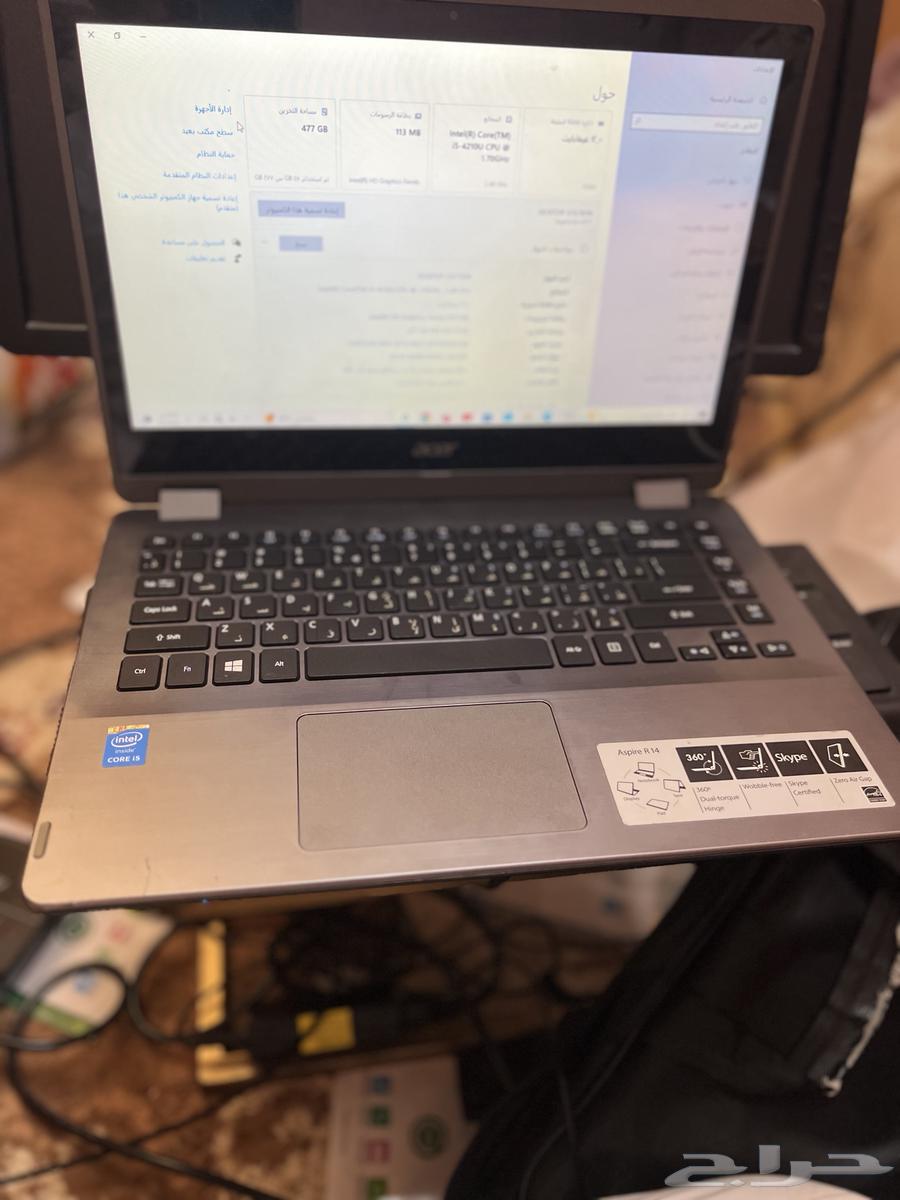 لابتوب ايسر كوار اي 5 ورمات 12 جيجابايت وهاردسك  500اس اس د64571756235649111