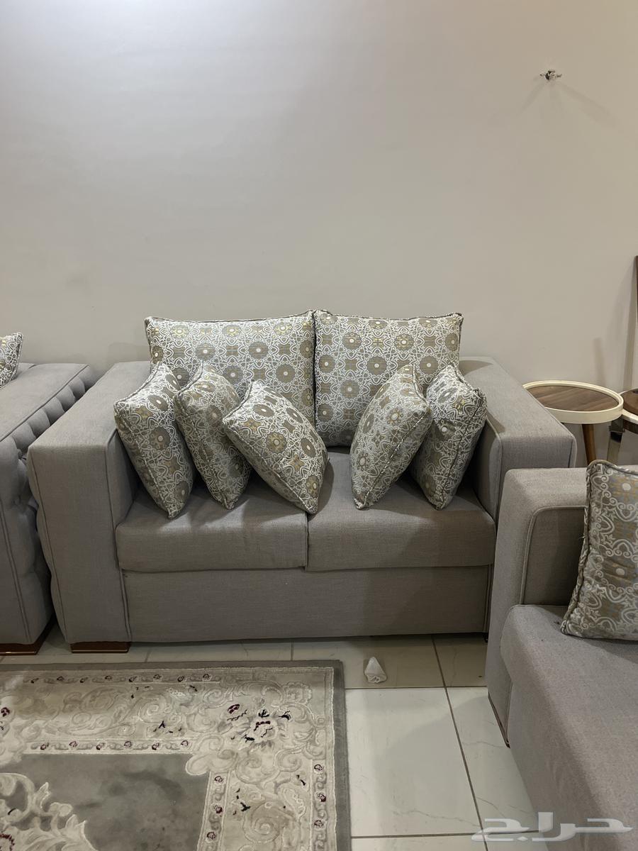 Sofa for sale, fabric woven, light gray color64572564671105111