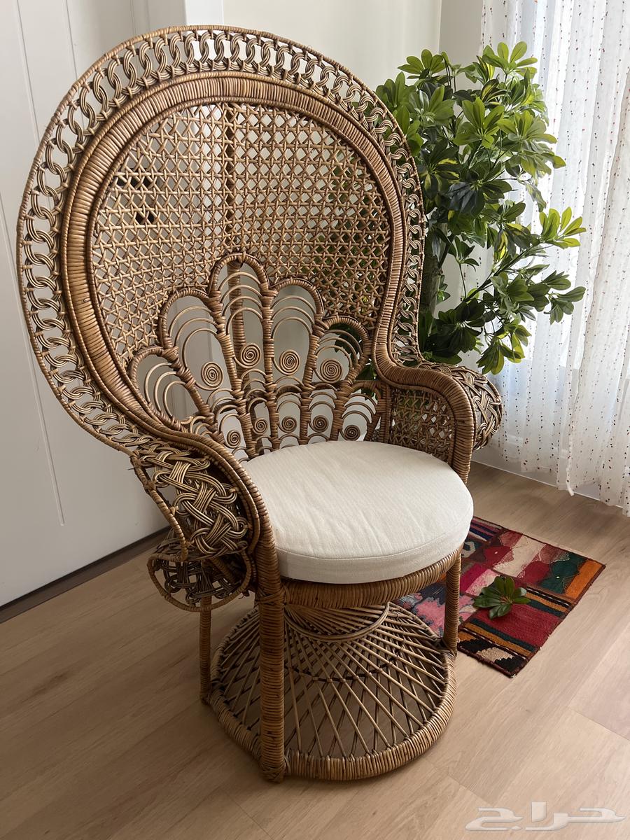 كرسي عرش الملكة خوص64574356048131110