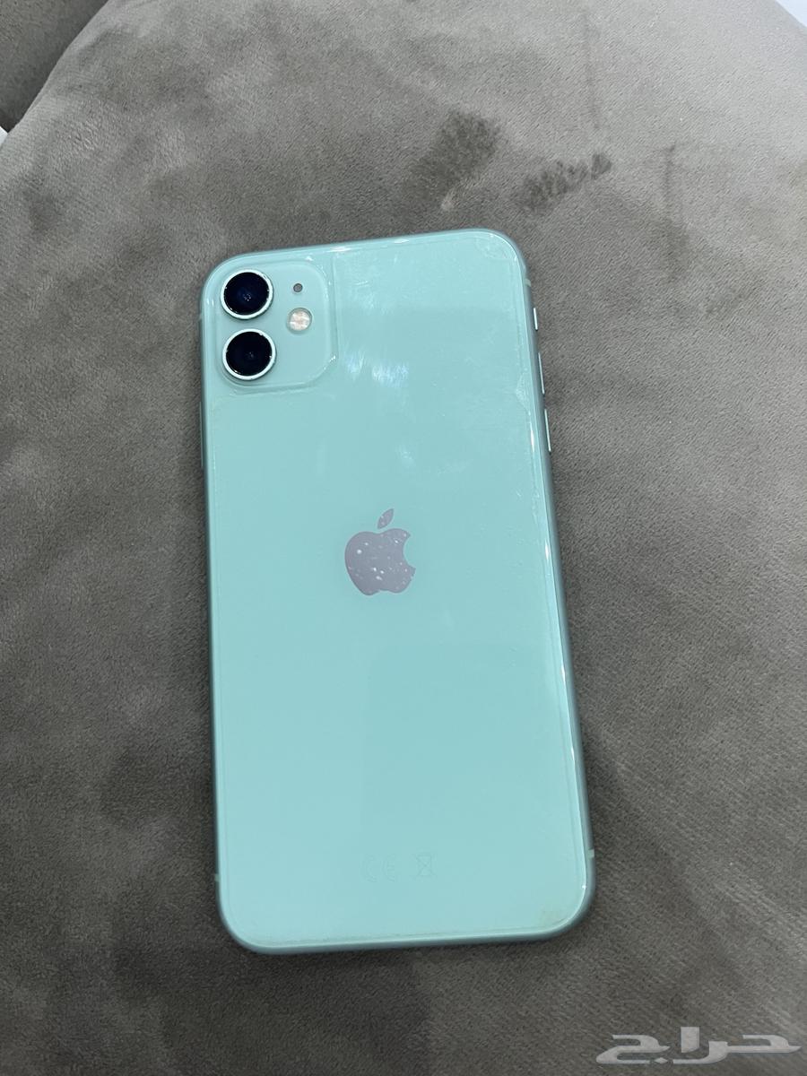 ايفون 11عادي تركوازي للبيع64577810485761110