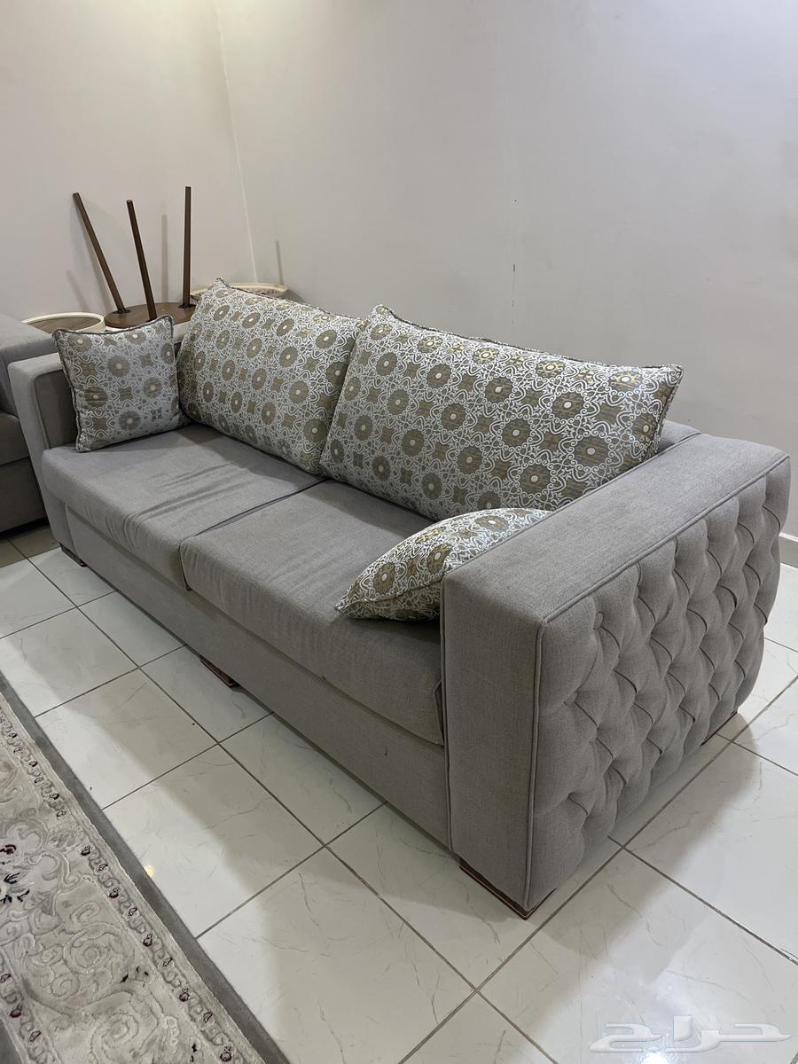 Sofa for sale, fabric woven, light gray color64572564671105110