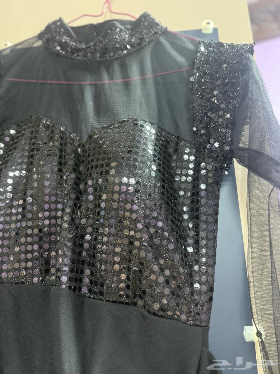 فستان لون اسود ناعم موديل جديد64572326946305110