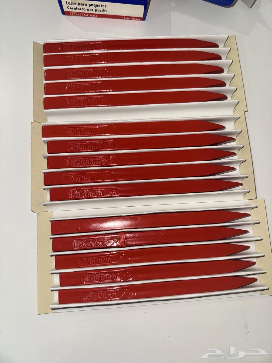 علبة ونص شمع أصلية قديمة من Pelikan Sealing Wax Parcel64574887945475111