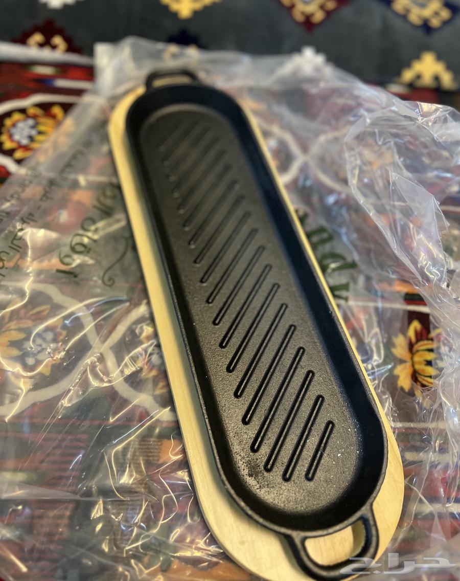 صينية فخار مع قاعده خشب64577992832769110