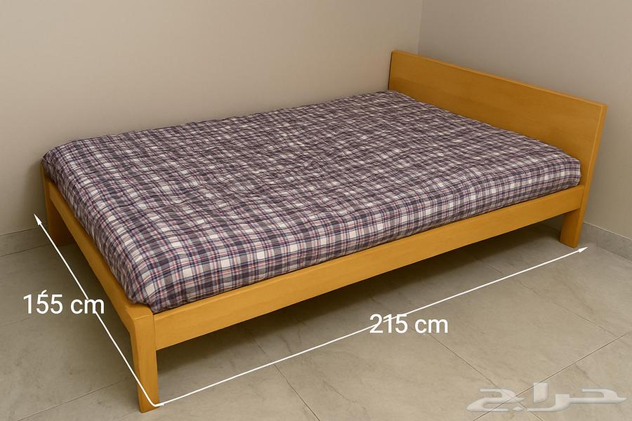 سرير نفر ونص نظيف جدا64574943748867110