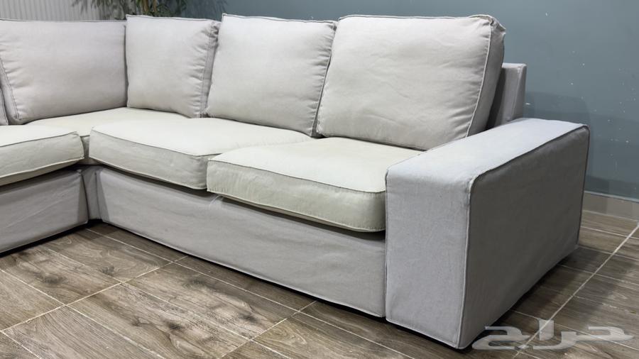 كنب من ايكيا زاوية ( مستعمل )64576938540418112