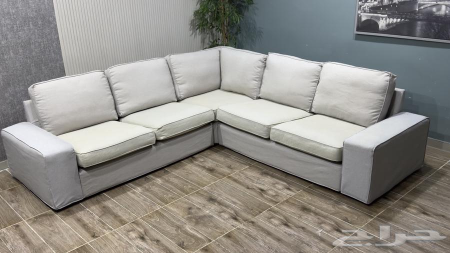 كنب من ايكيا زاوية ( مستعمل )64576938540418111