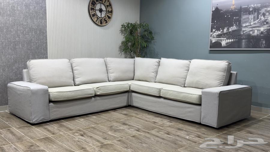 كنب من ايكيا زاوية ( مستعمل )64576938540418110