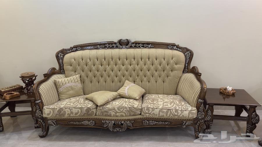 Sofas, curtain, carpet, and tables for sale64572382681602111