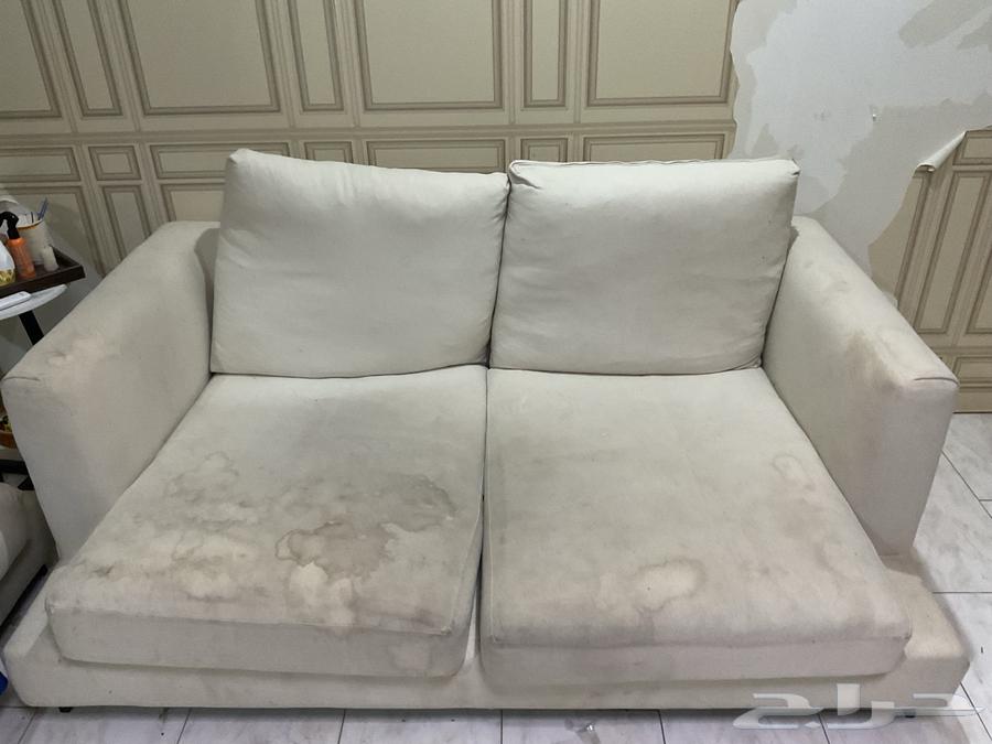 اثاث صاله كنب ايكيا قطعتين وطاولة تلفزيون64574804286723113