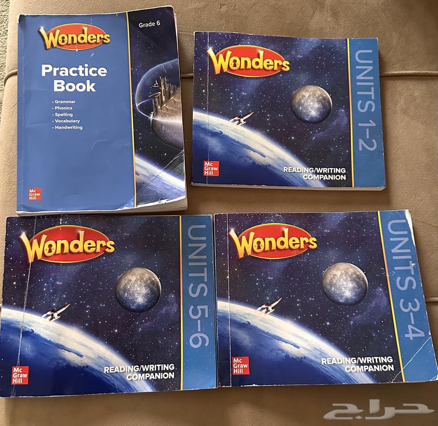 للبيع كتب Wonders   McGraw Hill (Grade 664575293786371110