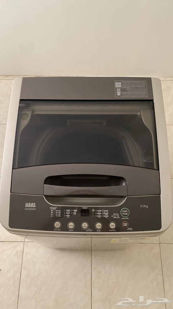 غساله اتوماتيك 6 كيلو ماركة هاس نظيفه وممتازه غسيل وتجفيف64575890750721110