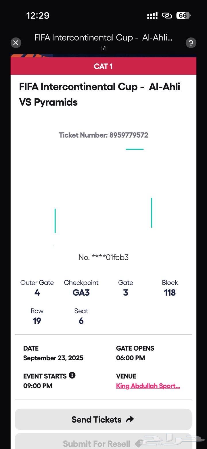 Al Ahli and Pyramids tickets64571630237185111