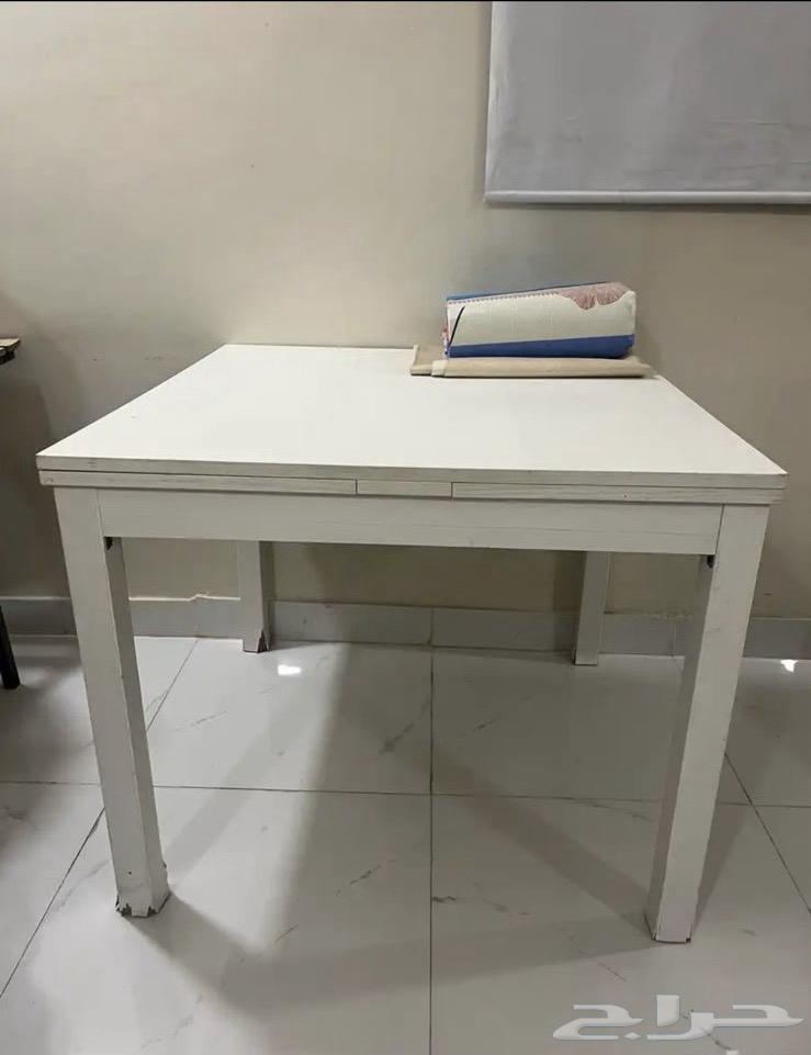 طاولة خشب بيضاء64577430208002110
