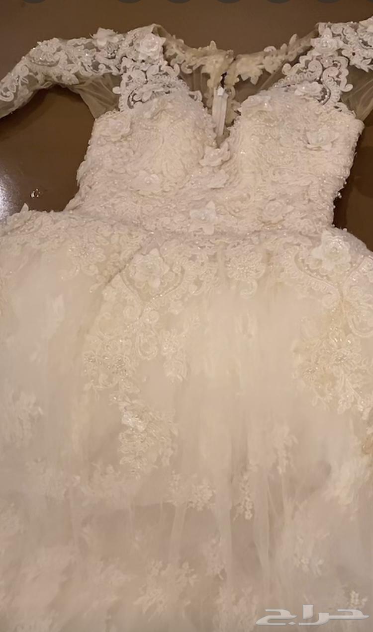 فستان زفاف للايجار او البيع جدا فخم64578923494145111