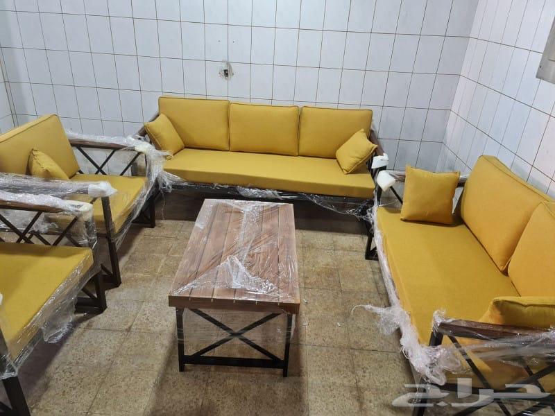 جلسات خارجية خشب وحديد64578841489282113