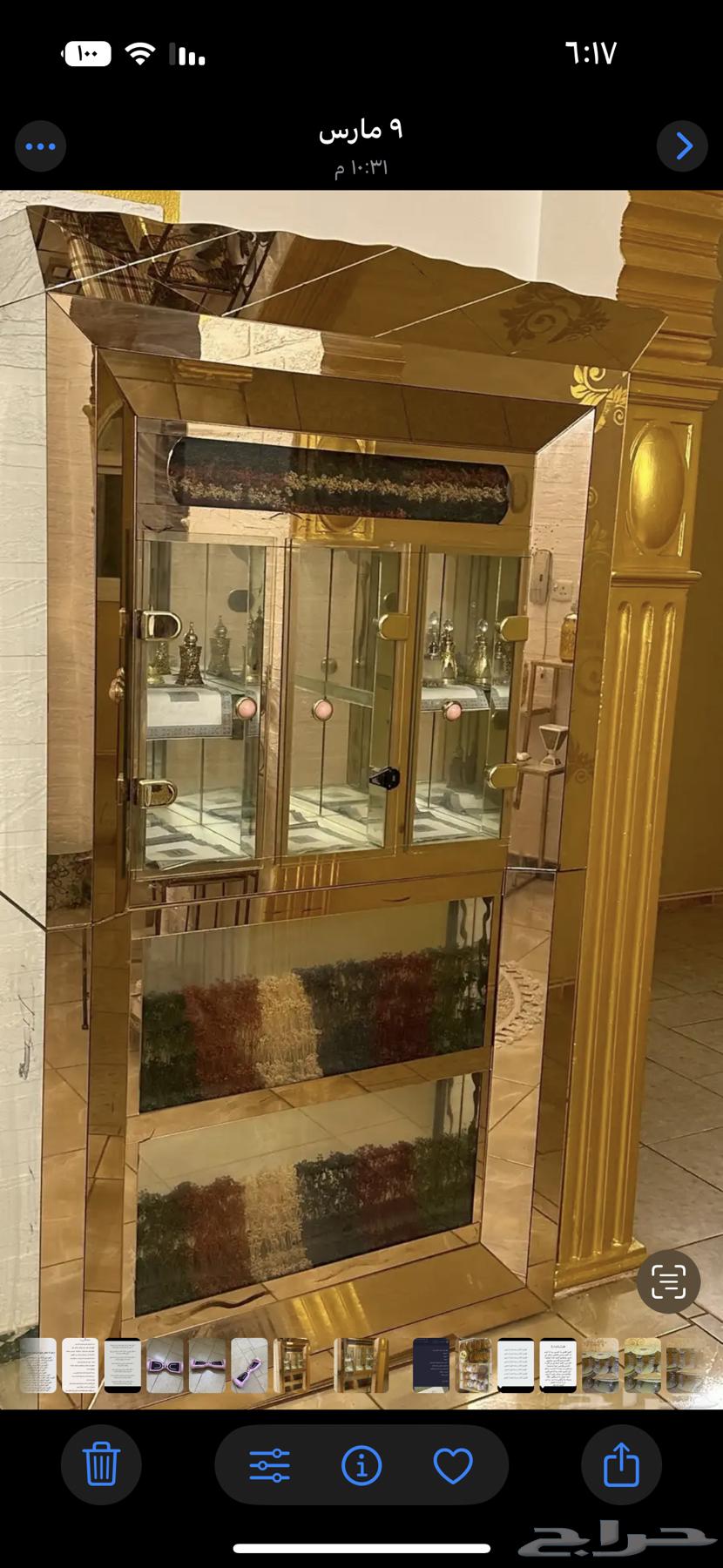 Five-piece table set with mirror cabinet64572819796739113