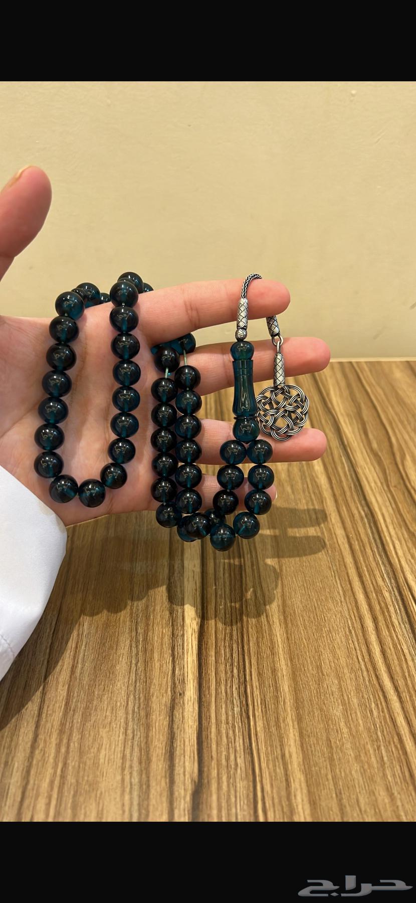 سبحه زعفران إيراني فواح فضه عيار 1000 حربه64574033930754110