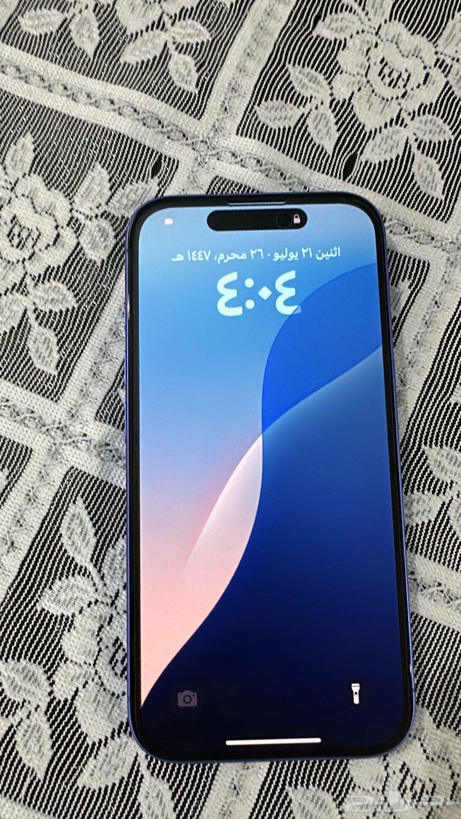 جوال ايفون 16ذكراته 256 جديد لم يستخدم اجاني هدية64575657151490110