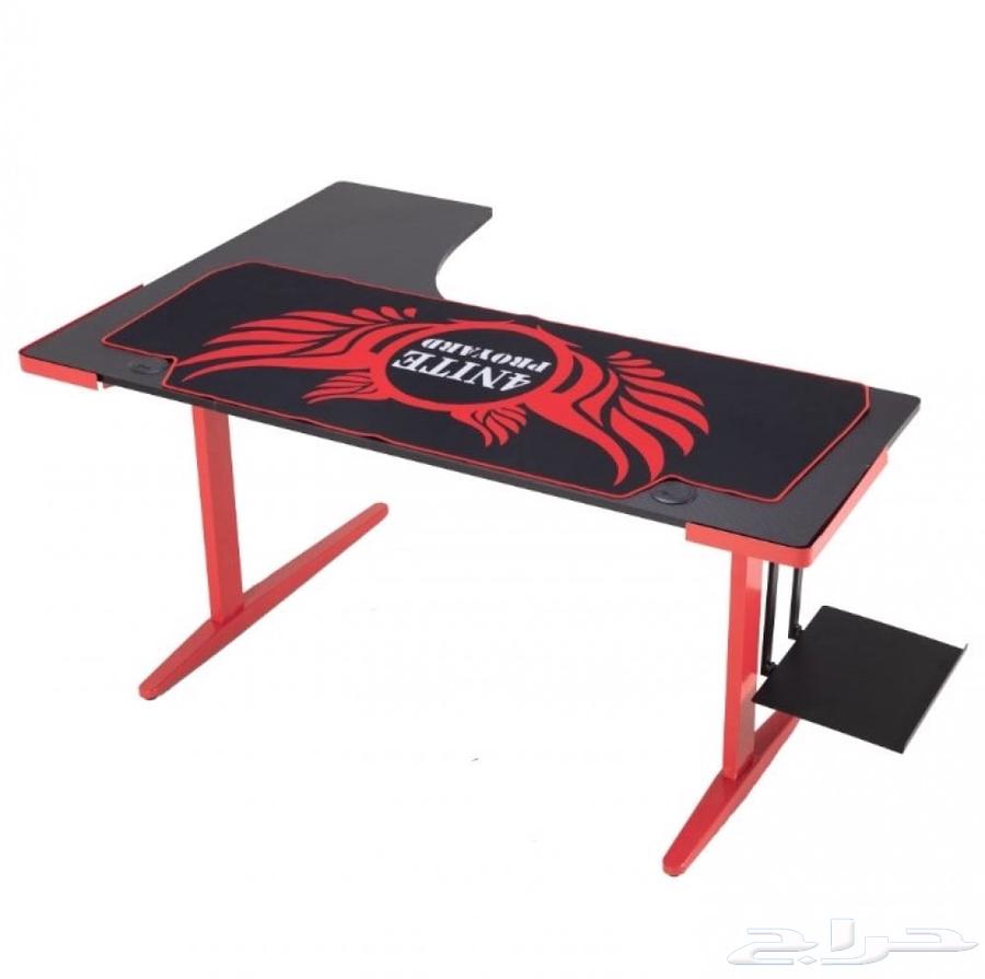 كرسي قيمينق بسماعات   طاولة قيمينق حرفL64581787317251111