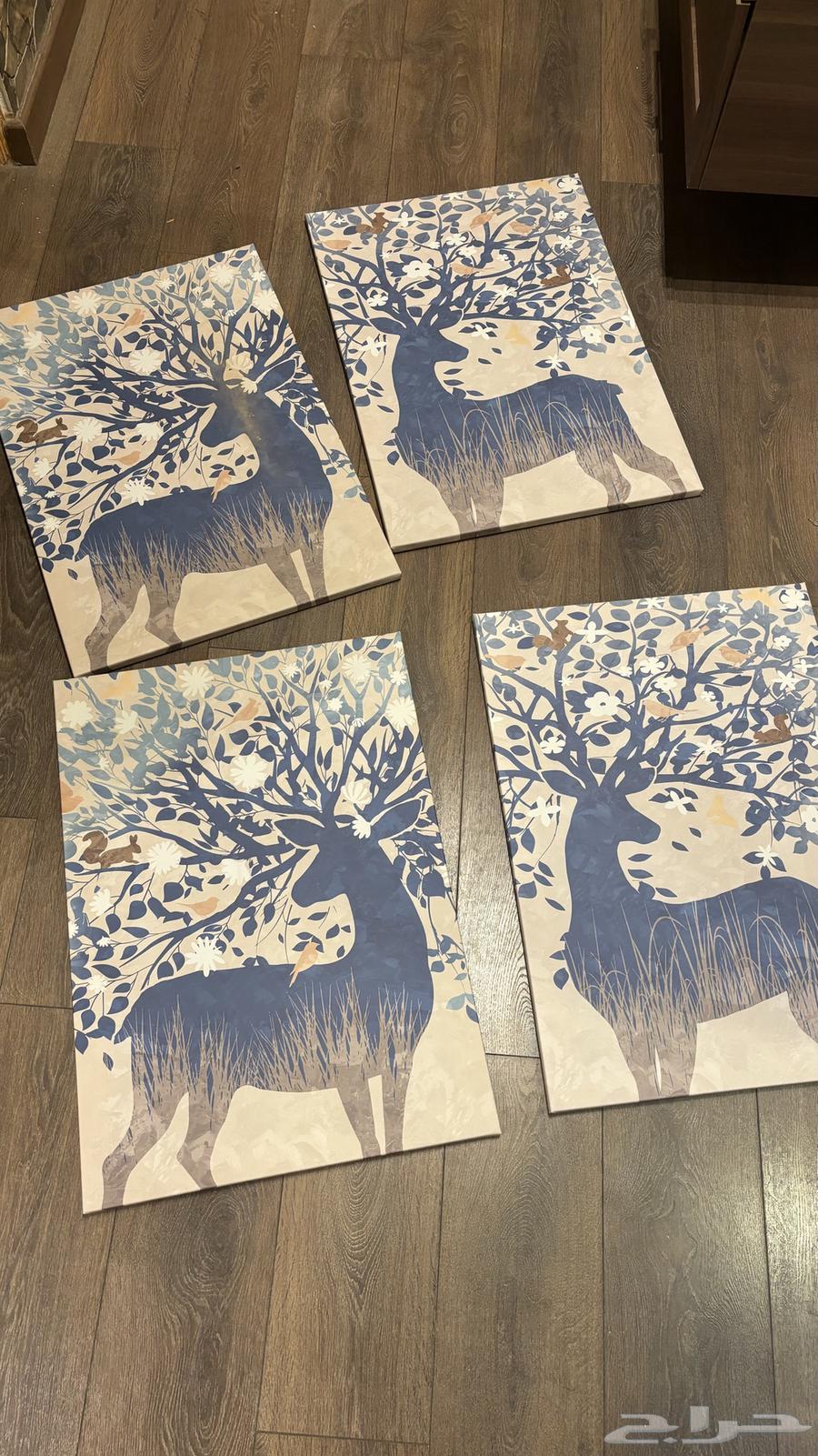 لوحات قماشية و خشبية من ايكيا و H M64587950511233110