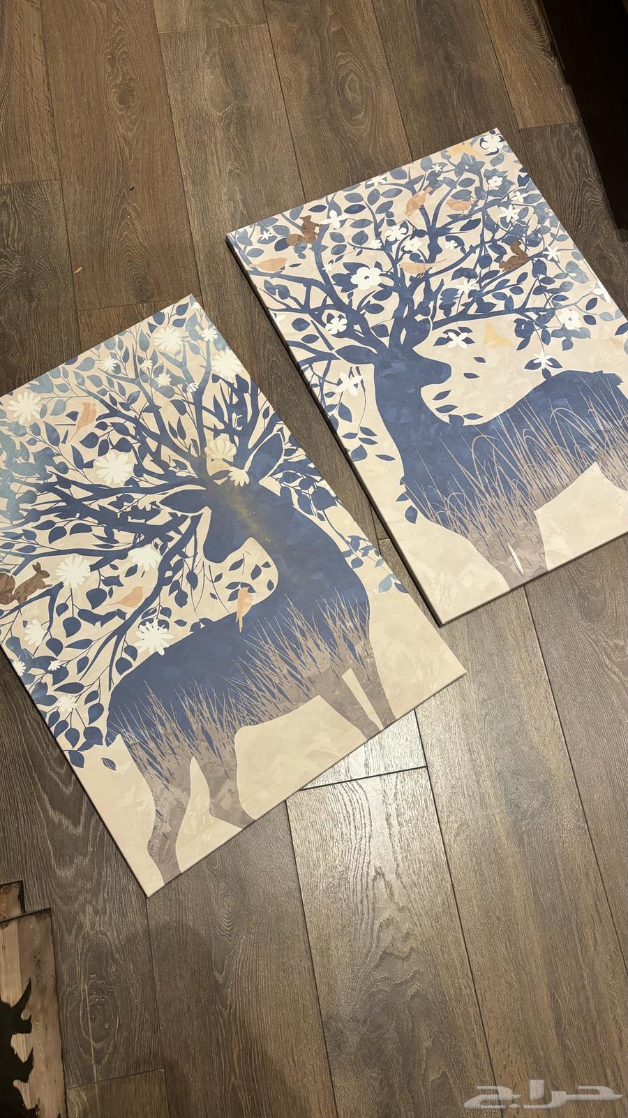 لوحات قماشية و خشبية من ايكيا و H M64587950511233111