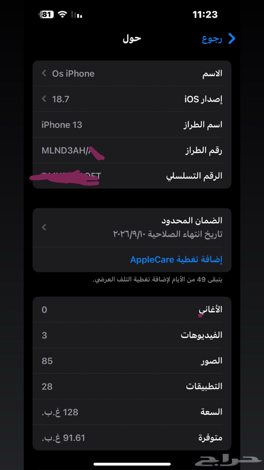 iPhone 13 Regular64583485094273110