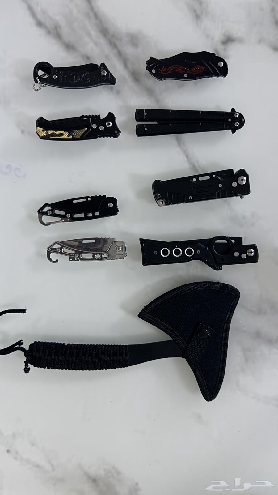 سكاكين متنوعه للبيع64584007800449110