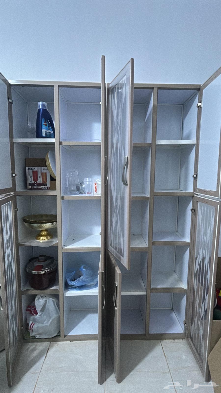 دولاب المنيوم قطعة وحده بالخرج64584532389121111