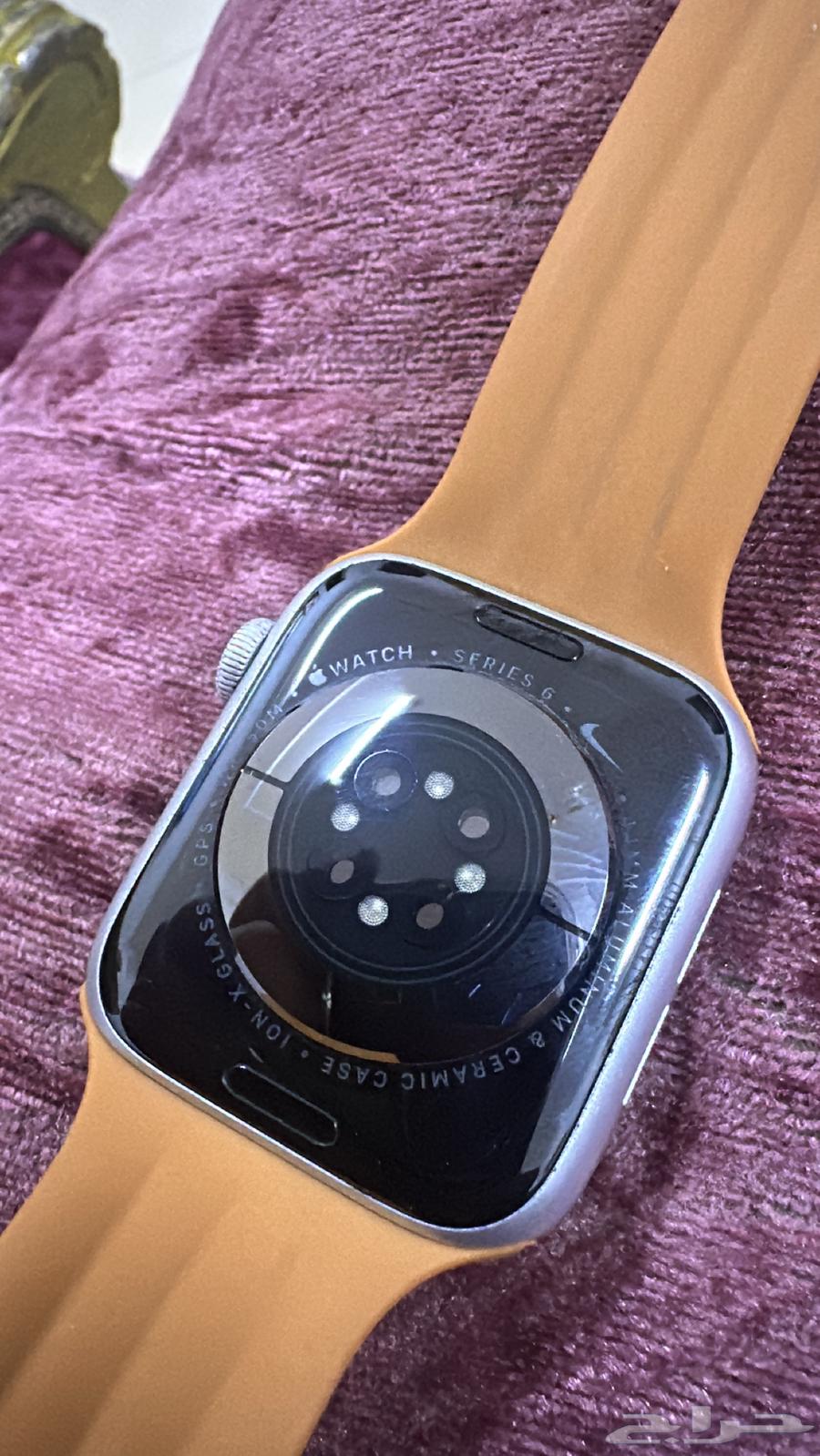 ساعة ابل الجيل السادس مقاس 44 للبيع64580499999875110