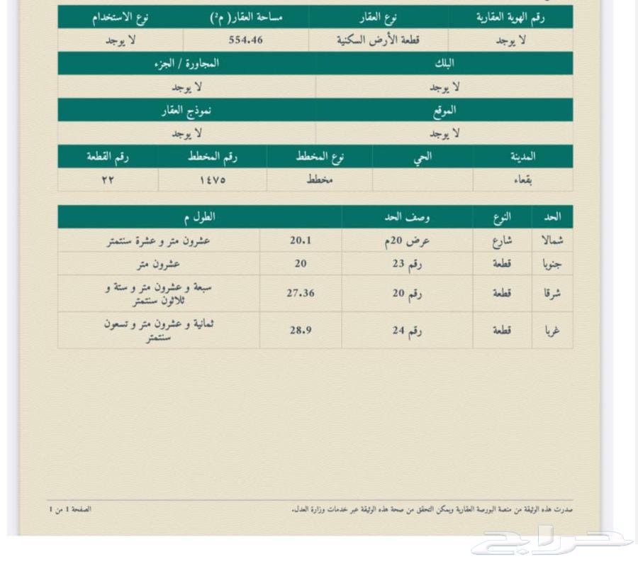 Land for sale in Baqaa, divisible64146157077122110